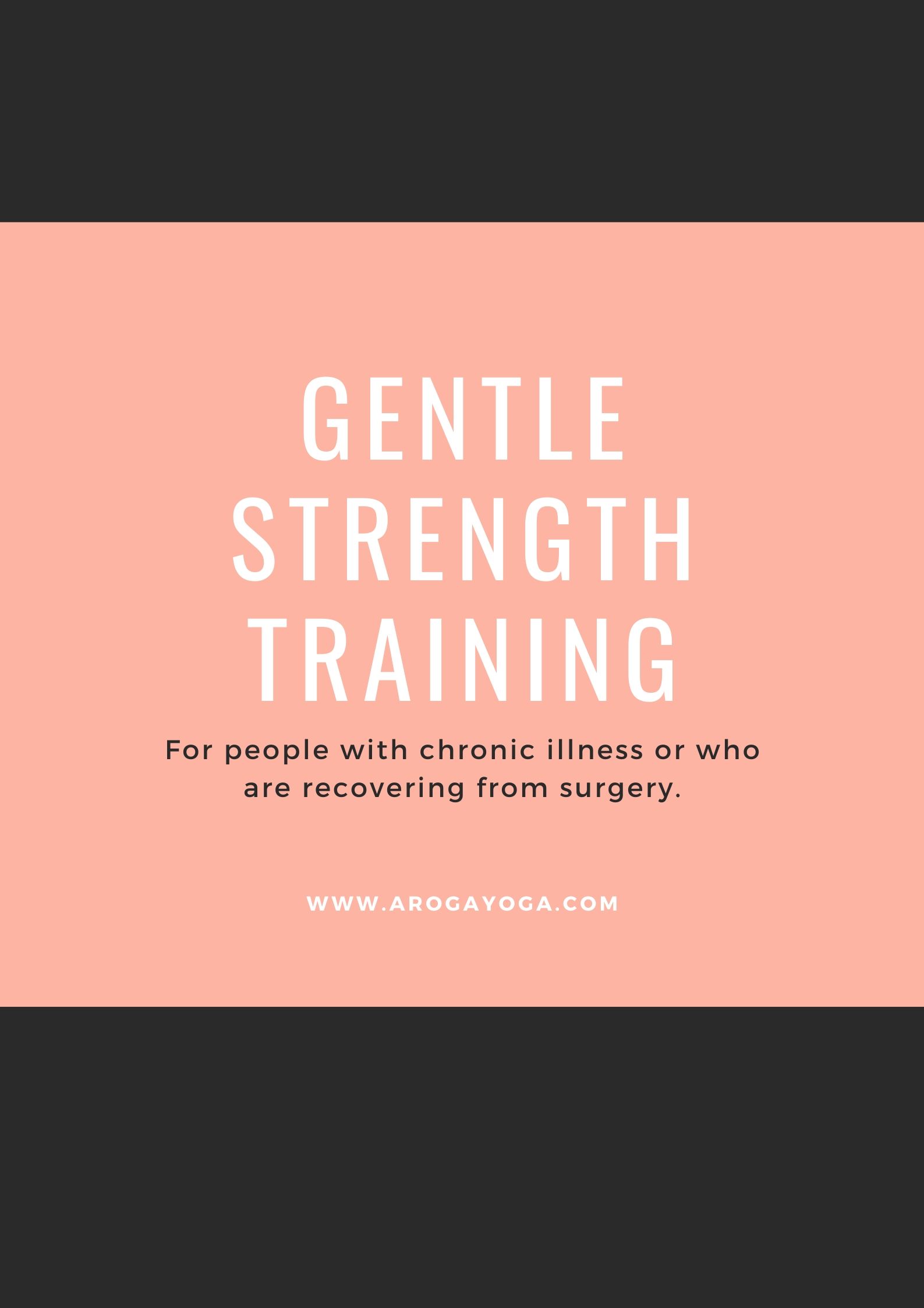 gentle strength training exercises