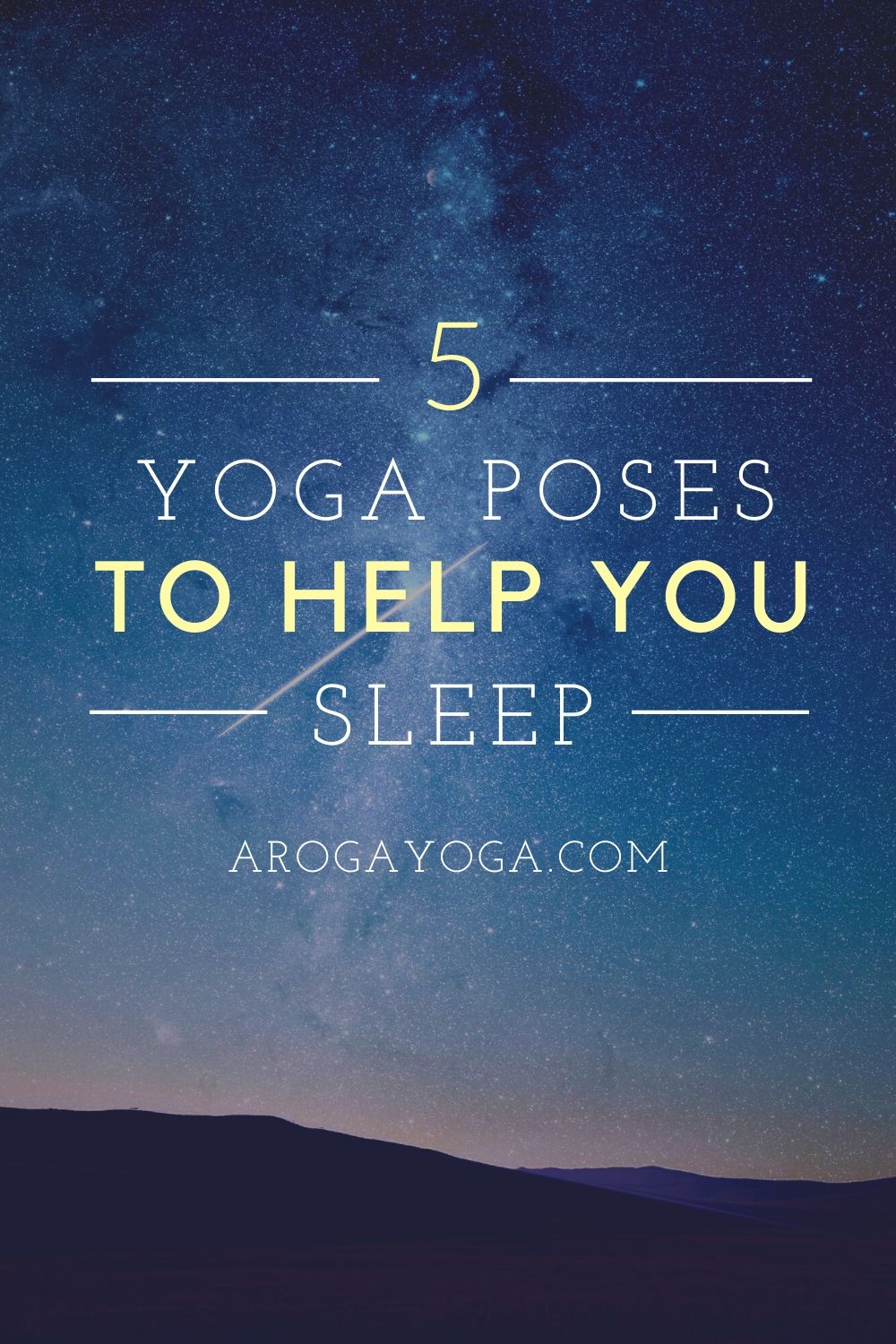 yoga poses for sleep